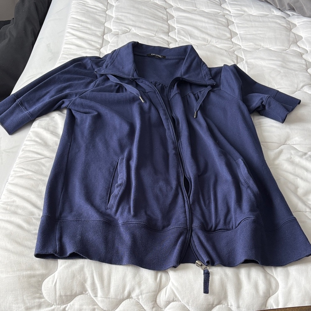 George Plus Deep Blue Knit Top